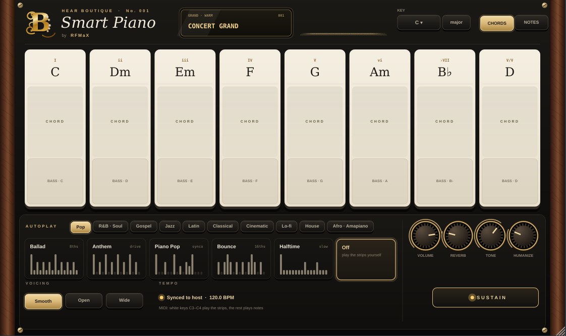 HEAR Smart Piano plug-in